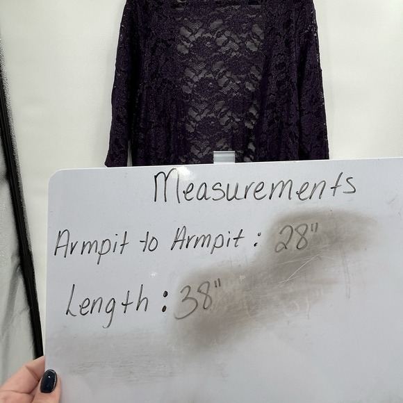 Catherines Lace Tank and Duster Set Size 22WP Purple Mature Feminine Romantic - Picture 16 of 16